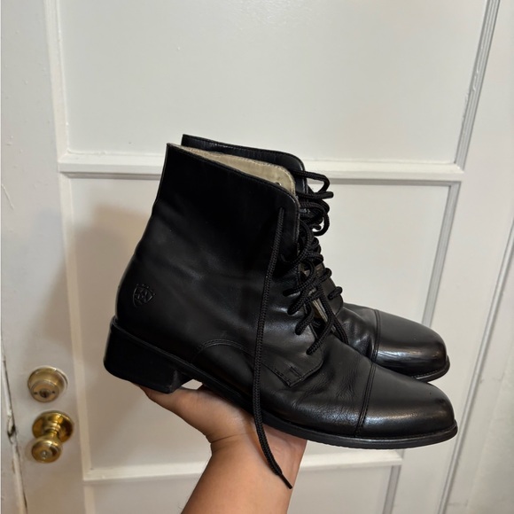 Arita black leather boots - Picture 5 of 10